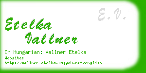 etelka vallner business card